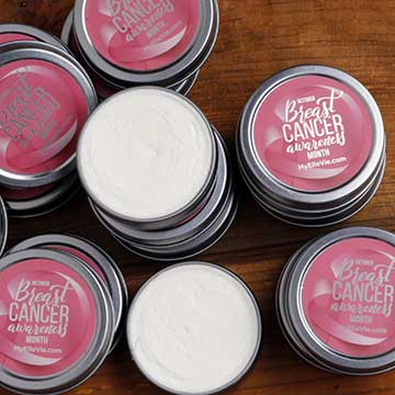 Breast Cancer Awareness Shea Tins