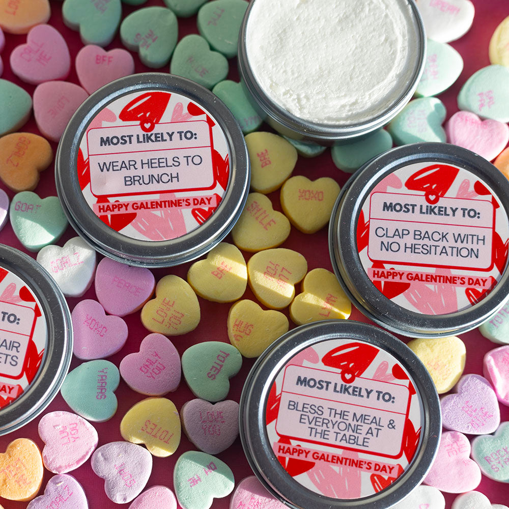 You Glow Girl Galentine's Shea Tins