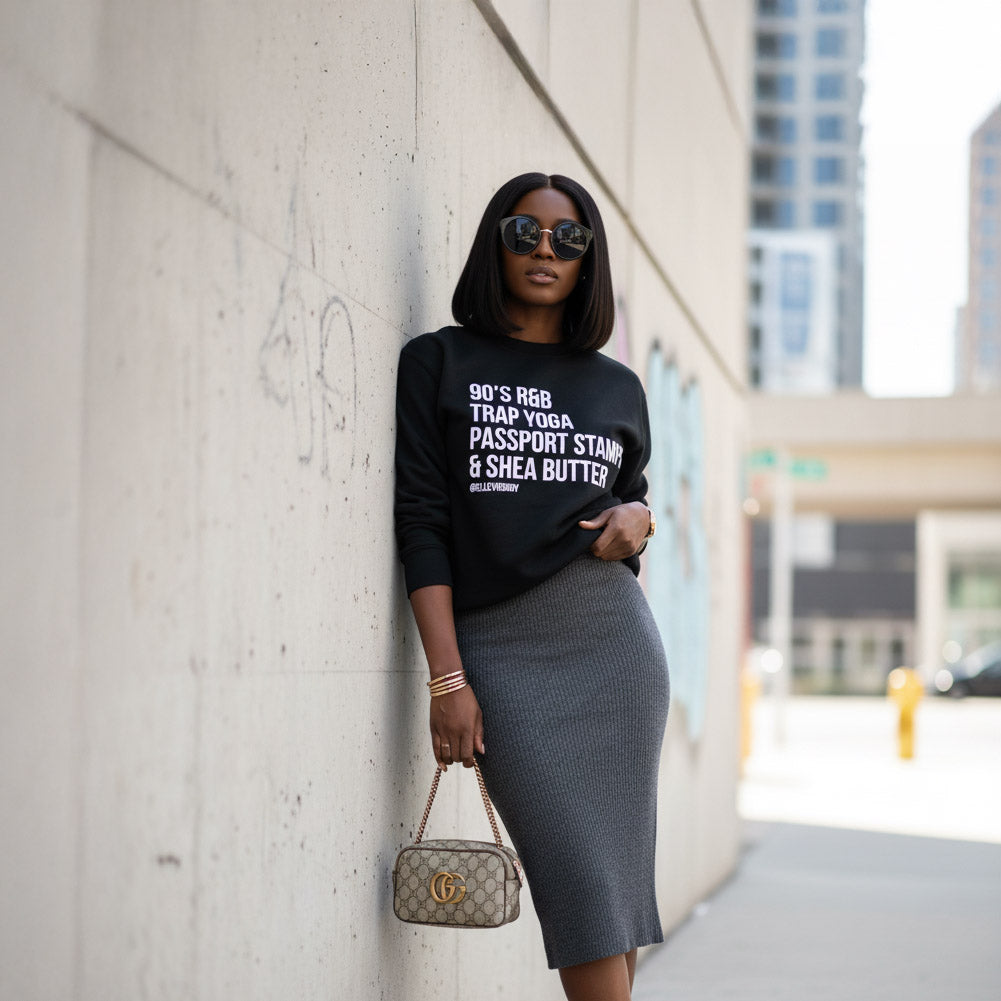 Elle Vie Sweatshirt + Tote Bag Bundle