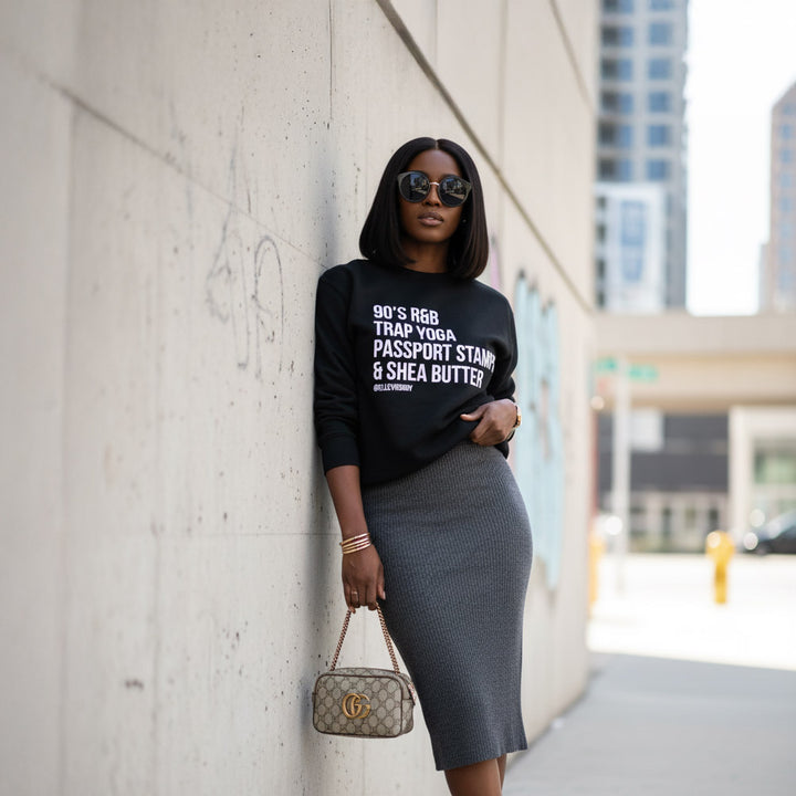 Elle Vie Sweatshirt + Tote Bag Bundle